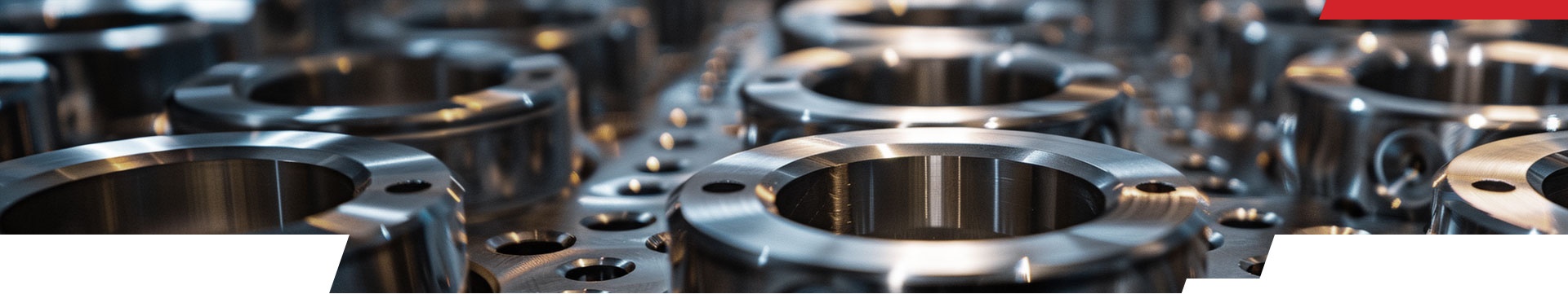 assembly line of complex metal gears